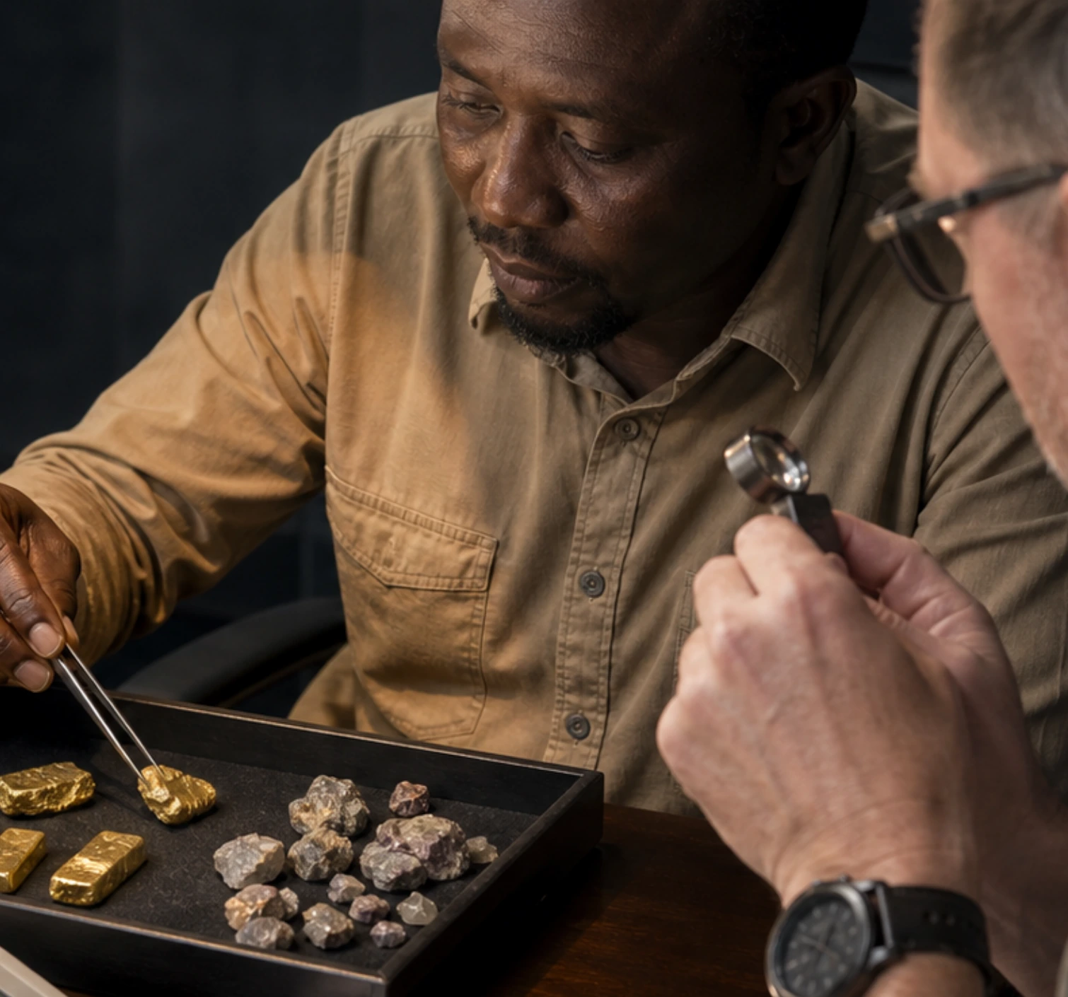 Technical review of mineral samples